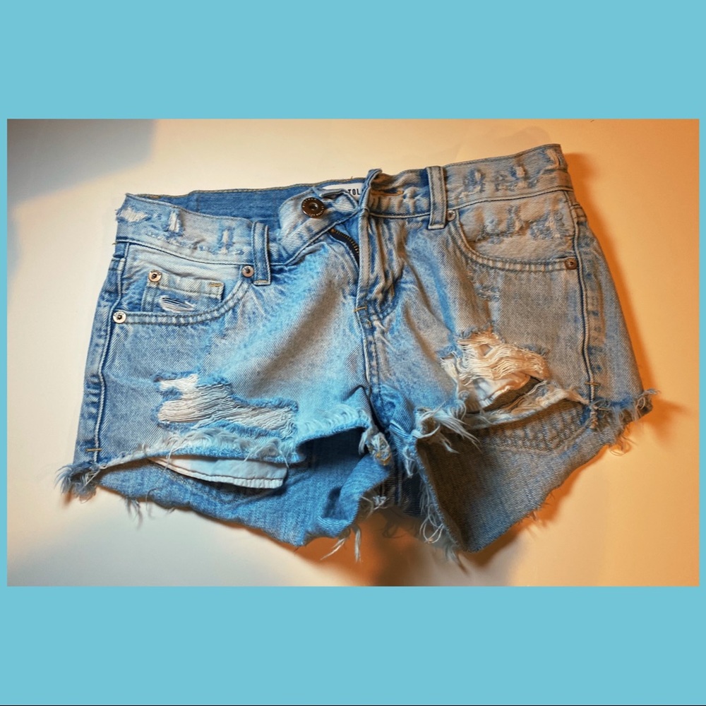 pistola jean shorts
